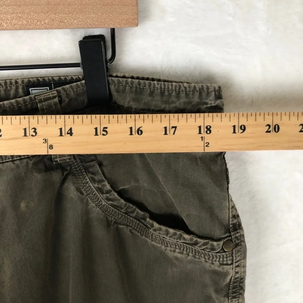 KUHL Revolvr Hiking Pants Men's 38x36 Olive Green UberKuhl Articulated Utility